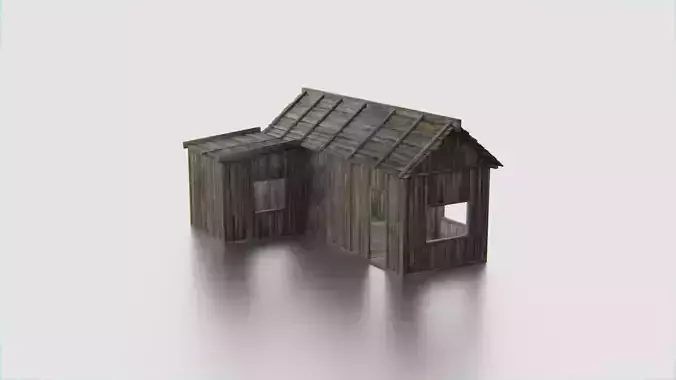 Old Wooden Medieval Building House 1