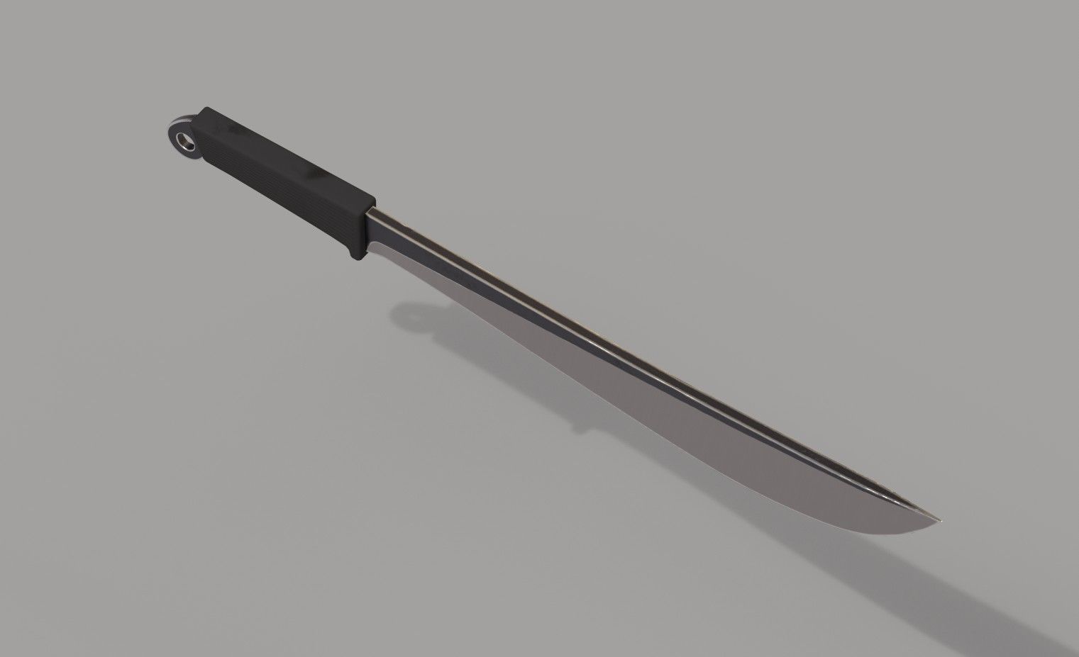 Machete knife  Free low-poly 3D model_2