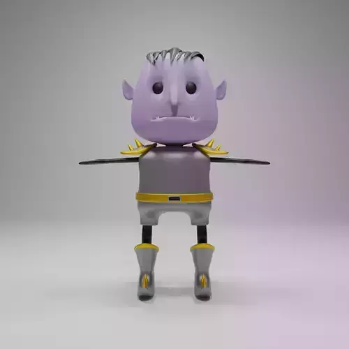 Game-Ready 3D Character Model Low-poly 3D model Vol2