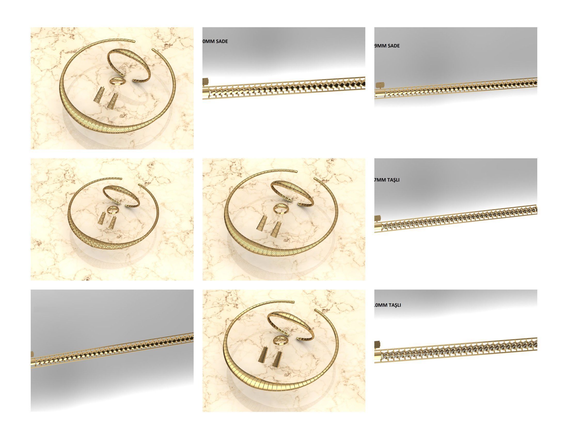 CUBAN LINK CHAIN - 800 PIECES READY FOR PRINT 3D print model_31