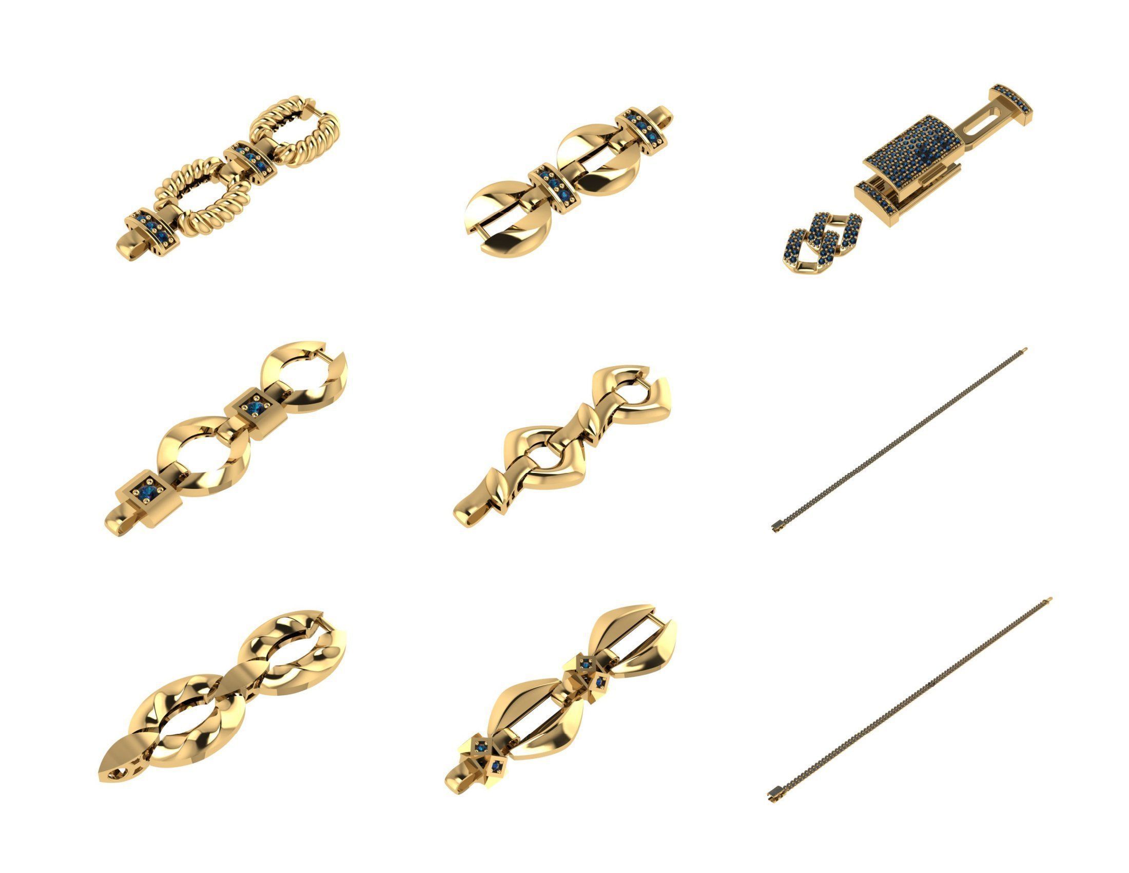 CUBAN LINK CHAIN - 800 PIECES READY FOR PRINT 3D print model_89