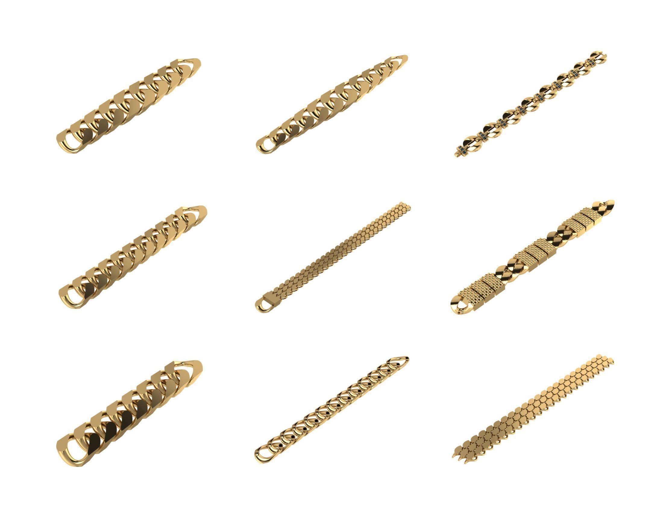 CUBAN LINK CHAIN - 800 PIECES READY FOR PRINT 3D print model_87