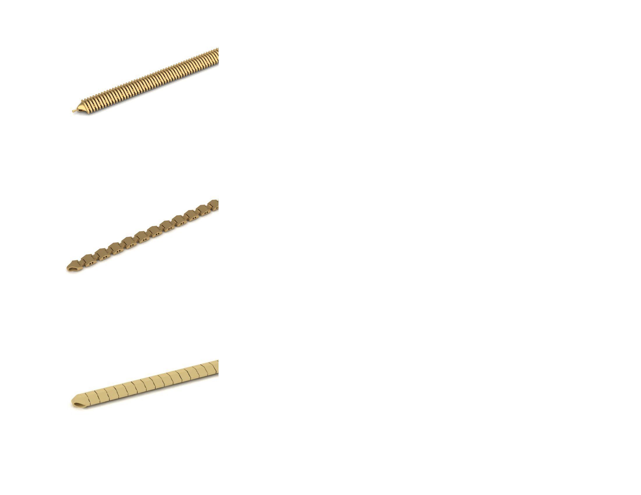 CUBAN LINK CHAIN - 800 PIECES READY FOR PRINT 3D print model_51