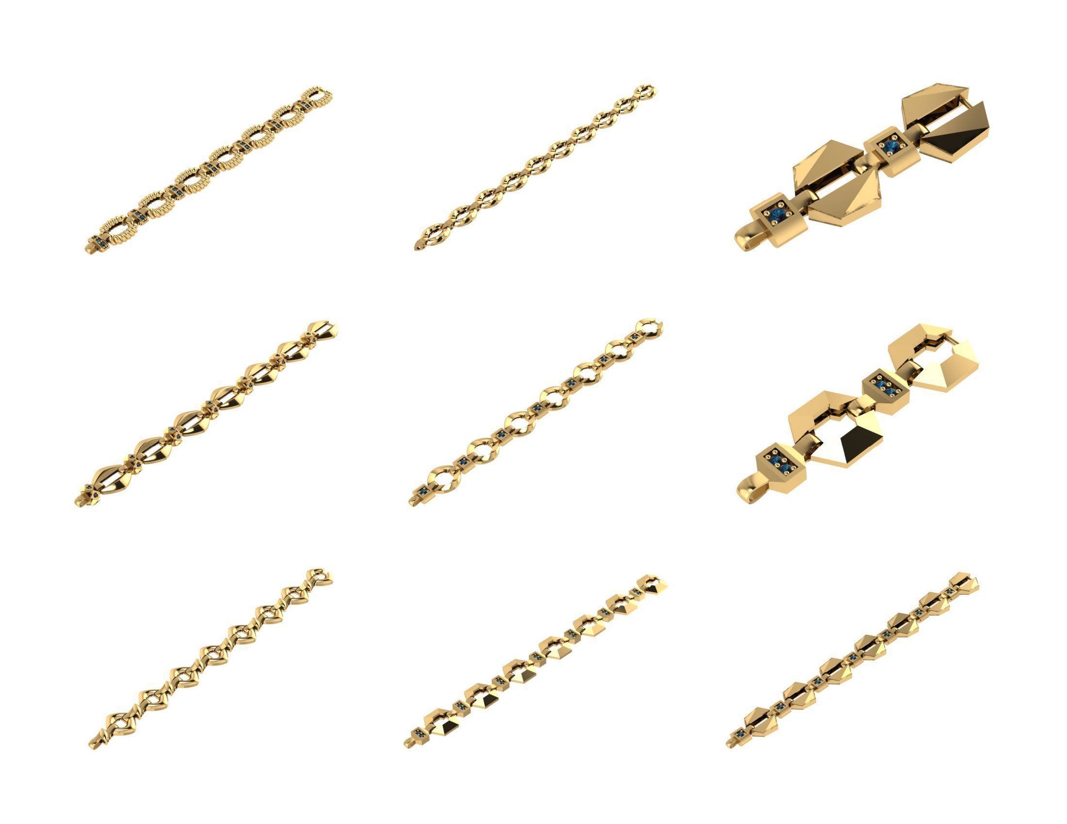 CUBAN LINK CHAIN - 800 PIECES READY FOR PRINT 3D print model_88