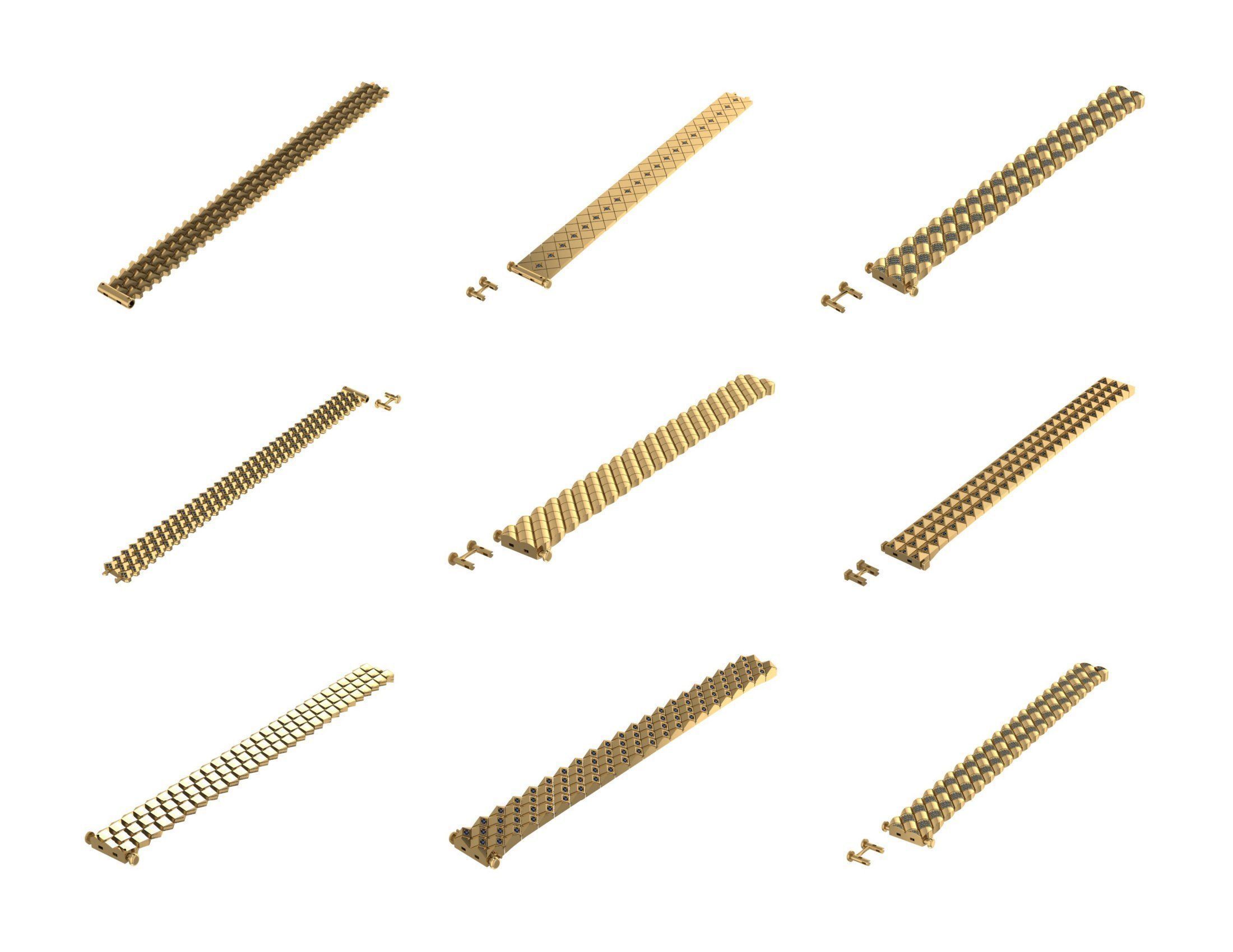 CUBAN LINK CHAIN - 800 PIECES READY FOR PRINT 3D print model_8