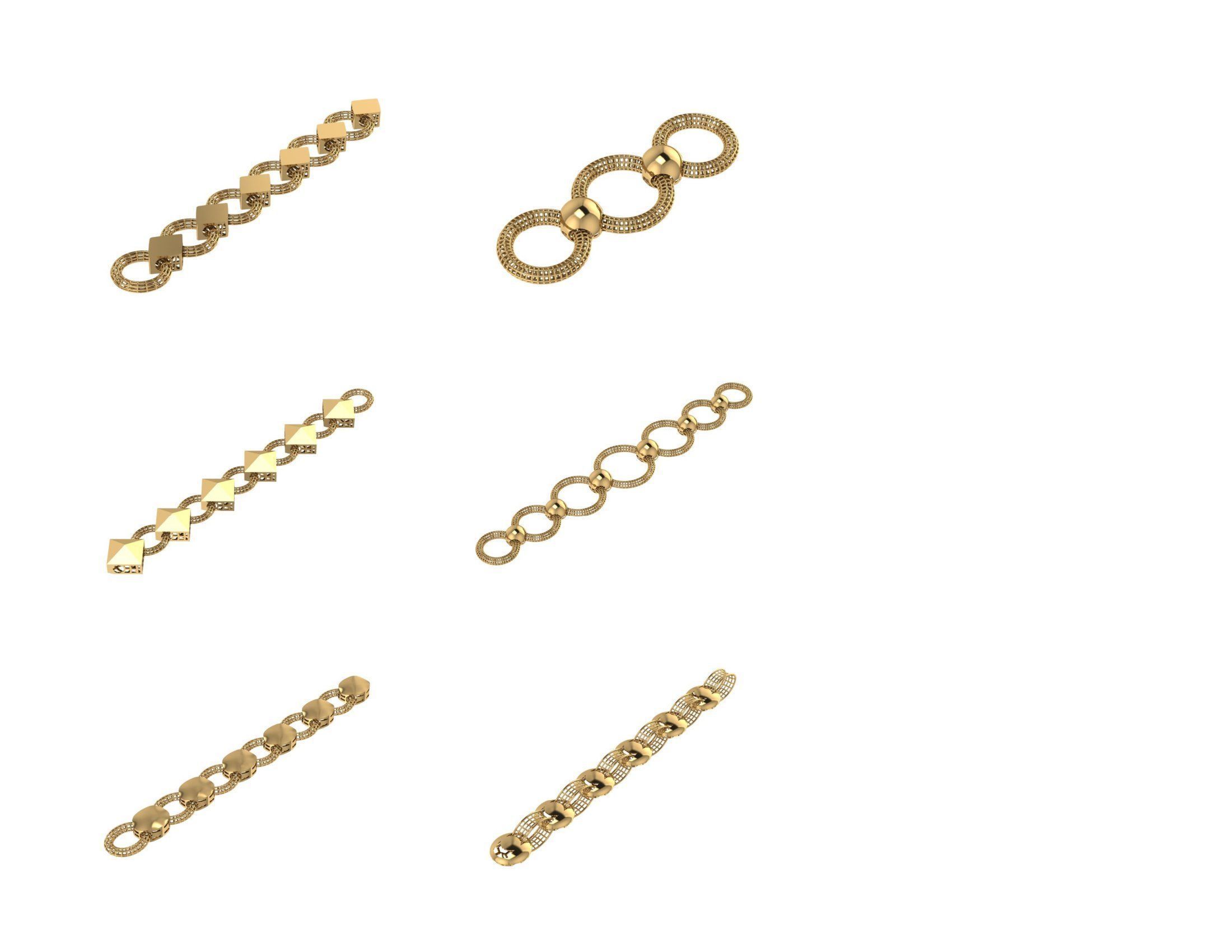 CUBAN LINK CHAIN - 800 PIECES READY FOR PRINT 3D print model_92