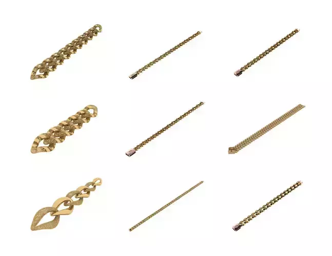 CUBAN LINK CHAIN - 800 PIECES READY FOR PRINT 3D print model
