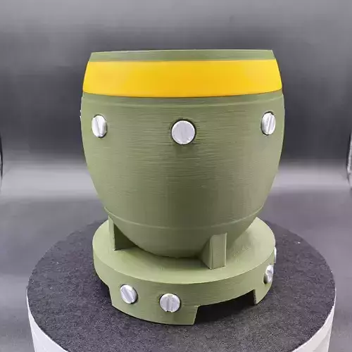 NUKE ATOMIC BOMB CONTAINER - OPPENHEIMER FAT MAN - NO SUPPORTS 3D print model