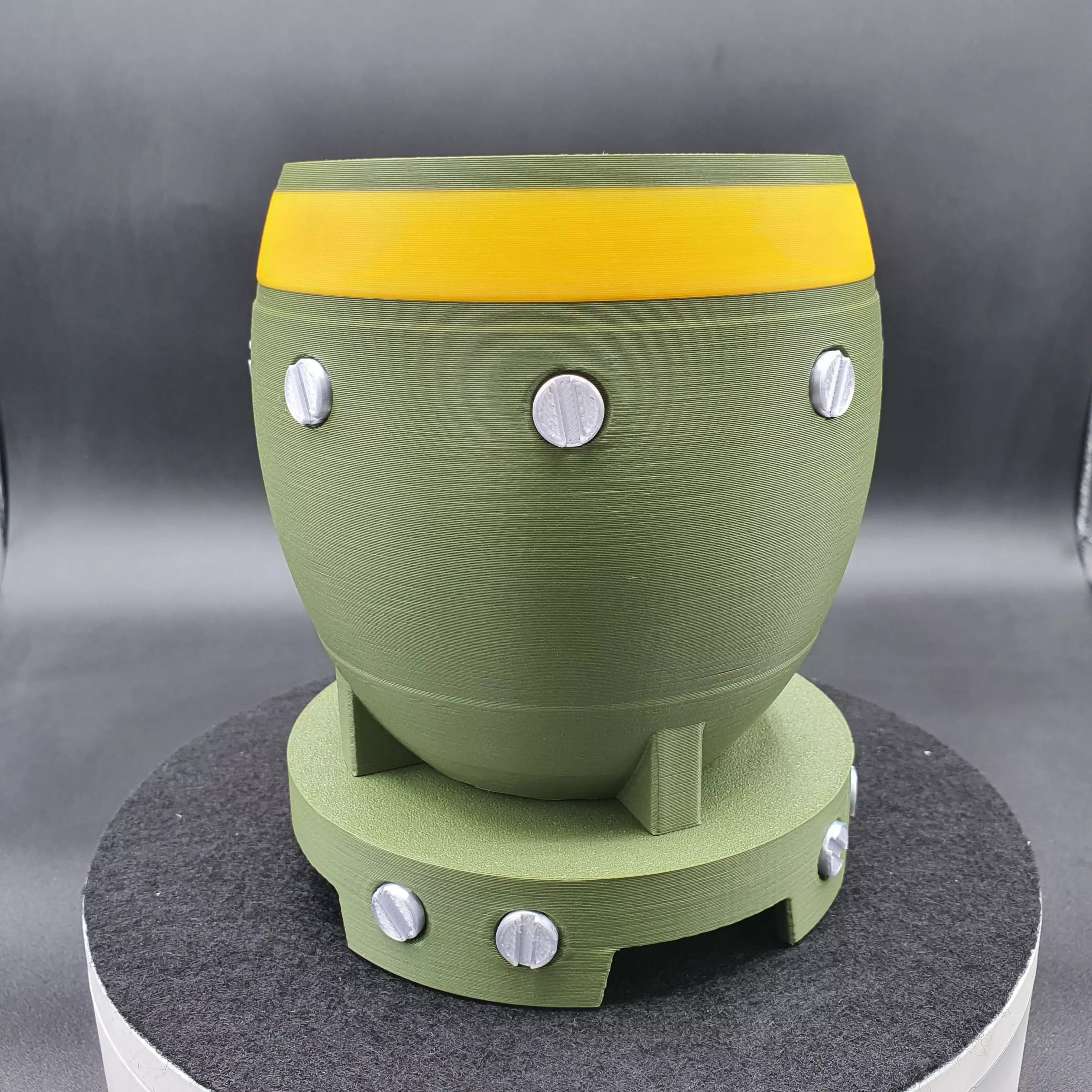 NUKE ATOMIC BOMB CONTAINER - OPPENHEIMER FAT MAN - NO SUPPORTS 3D print model_0