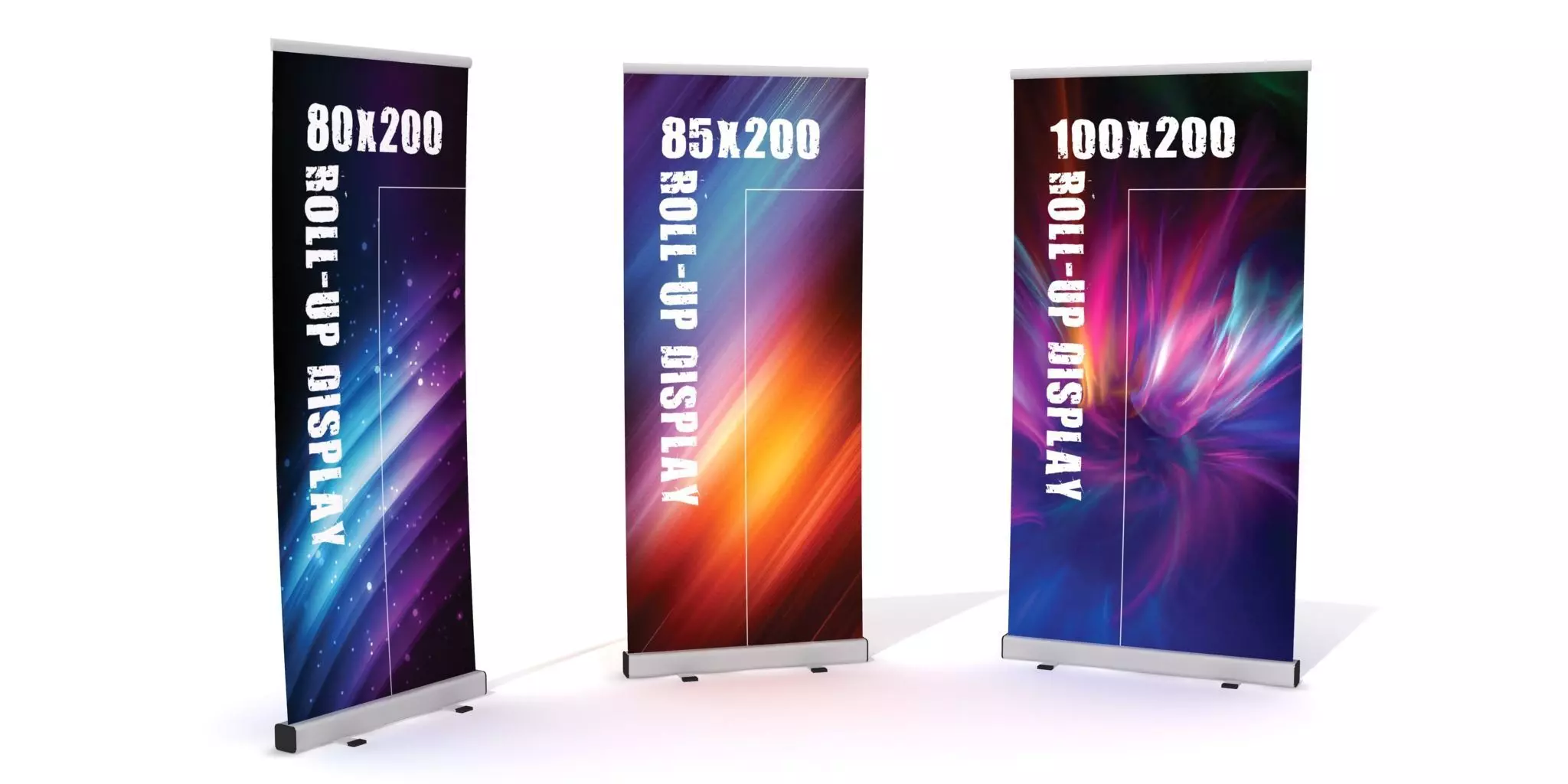 3D Snapper Roll-up Display model Low-poly 3D model
