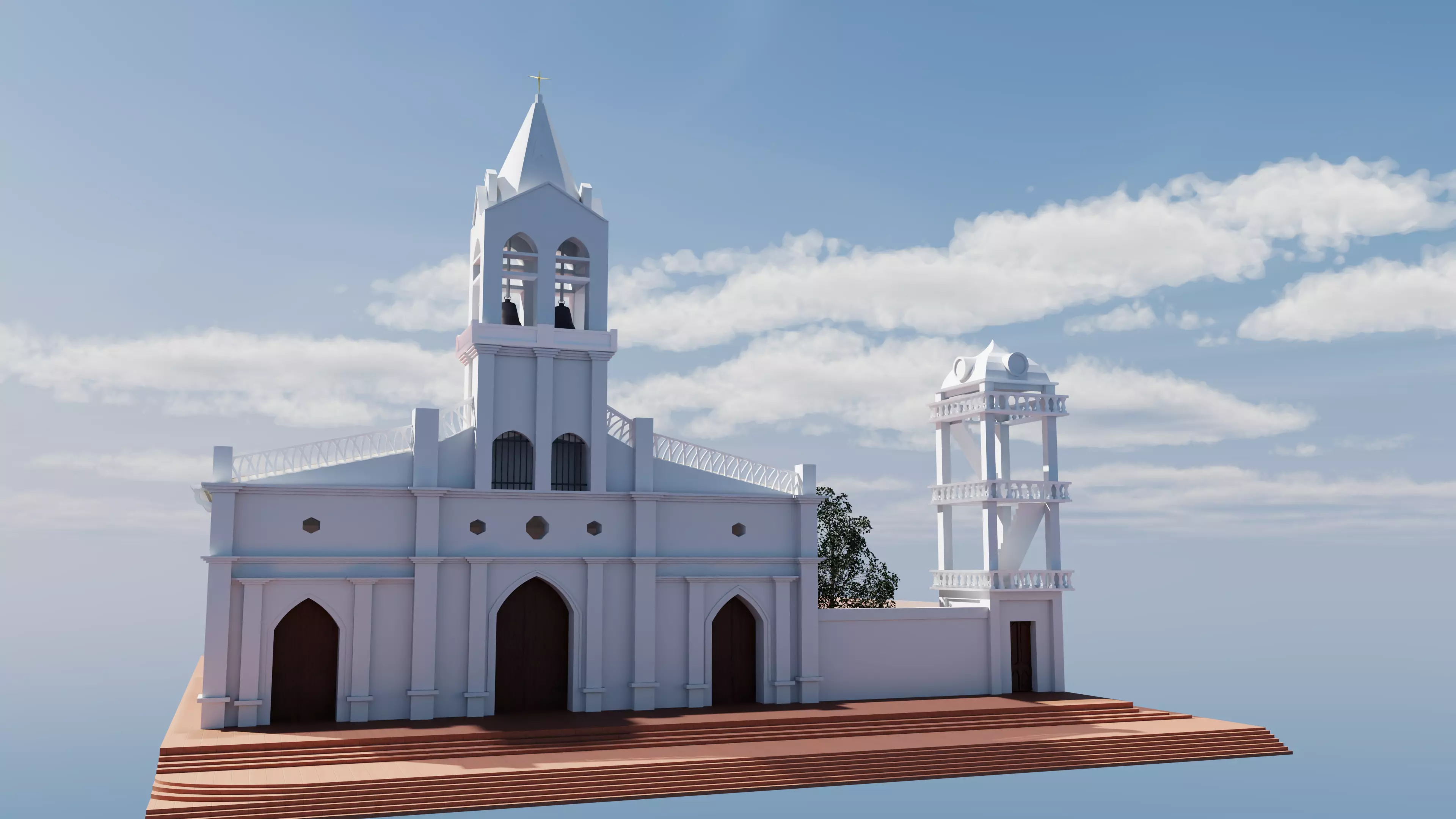 Iglesia Since - Sucre 3D model