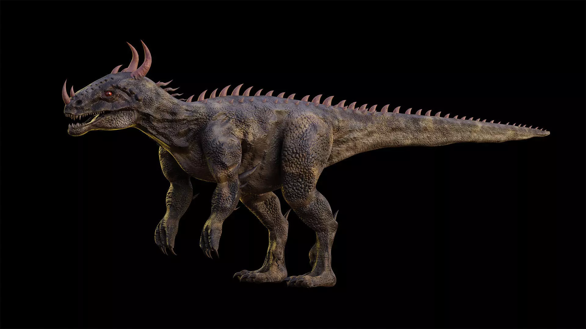 Velociraptor 3D T- Rex Model Low-poly 3D model