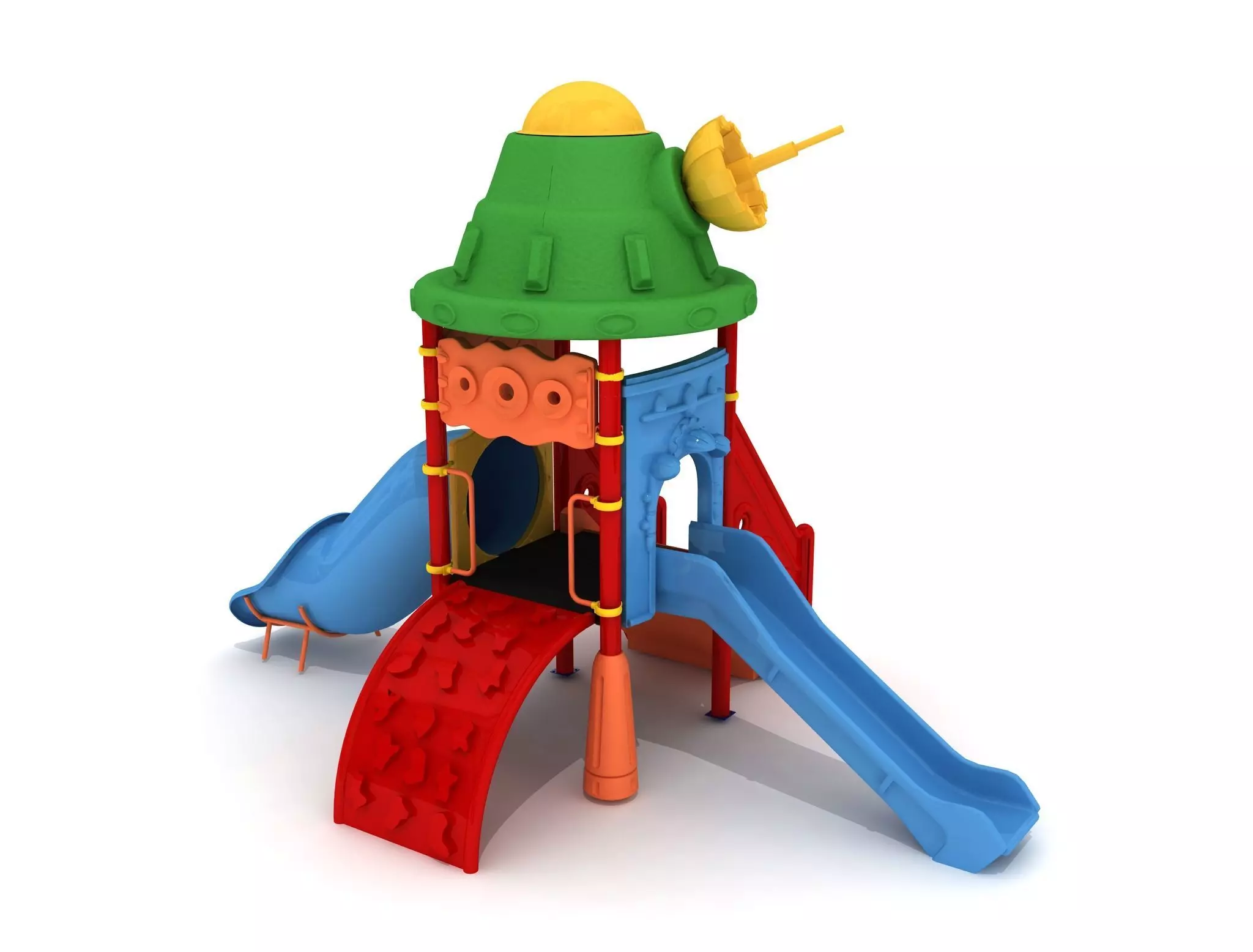 Children Metal Playground Space Series -02 3D model