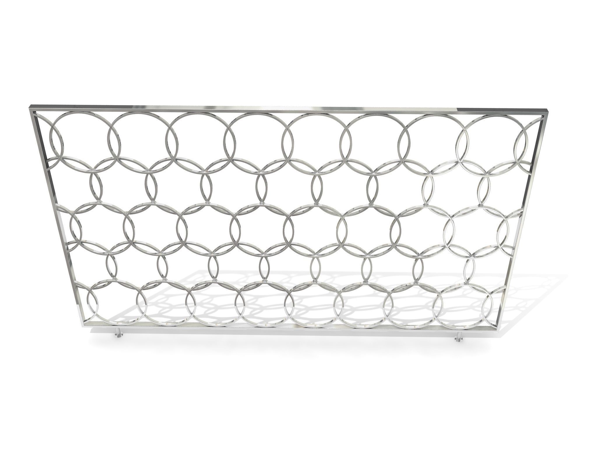  Decorative Chrome Separator 3D model_1