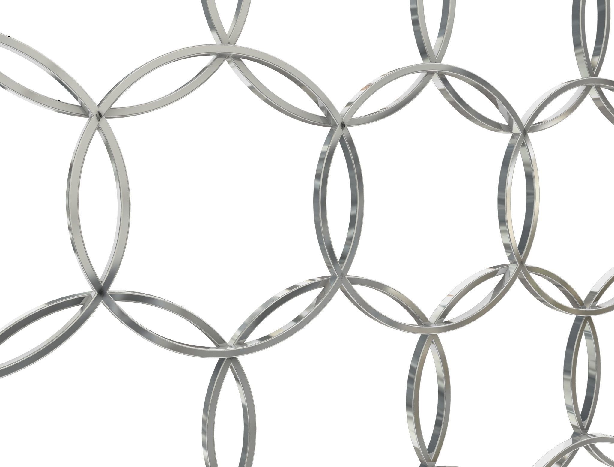  Decorative Chrome Separator 3D model_4