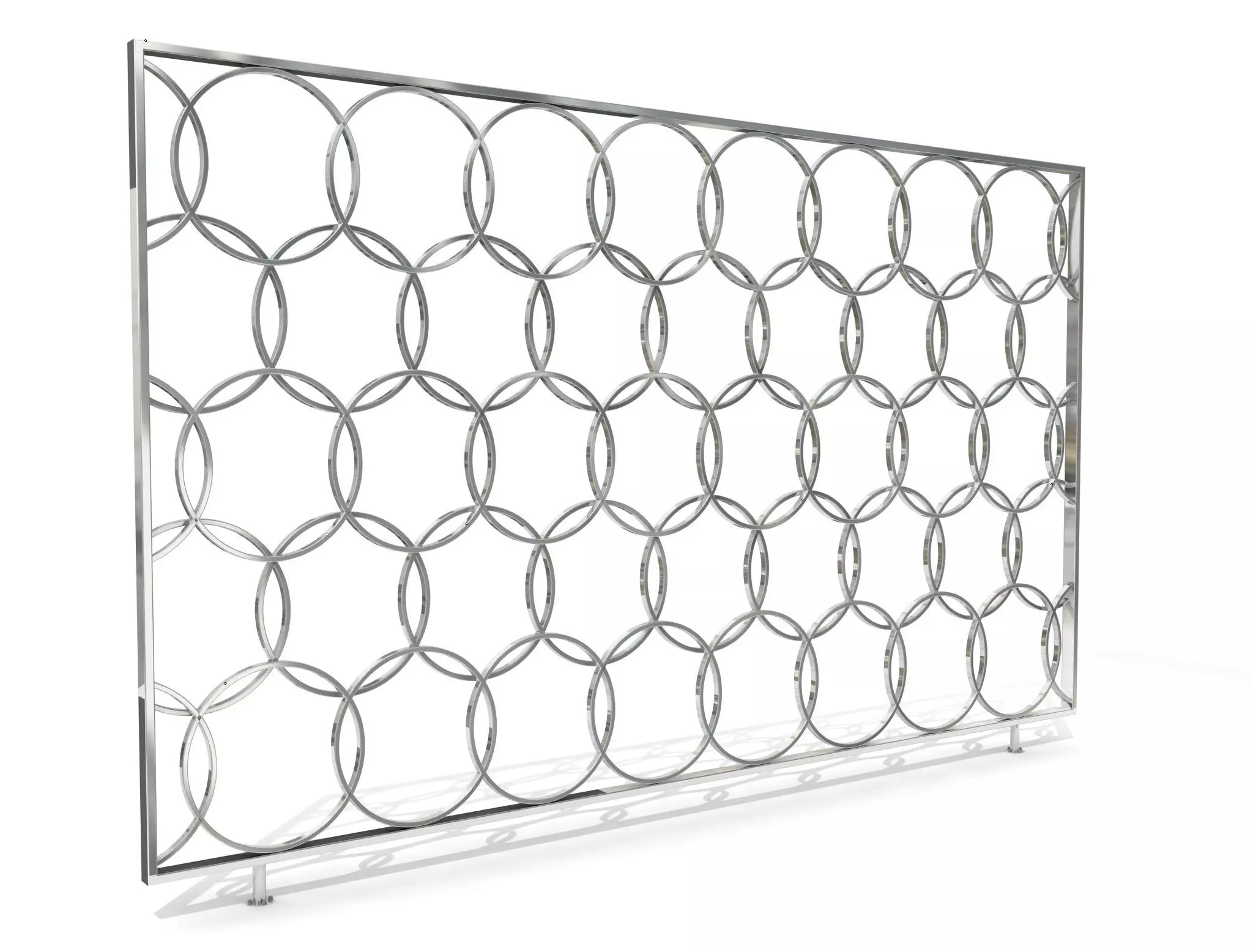  Decorative Chrome Separator 3D model_0