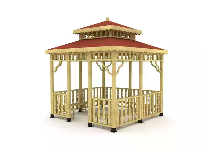  3D Outdoor Gazebo 002
