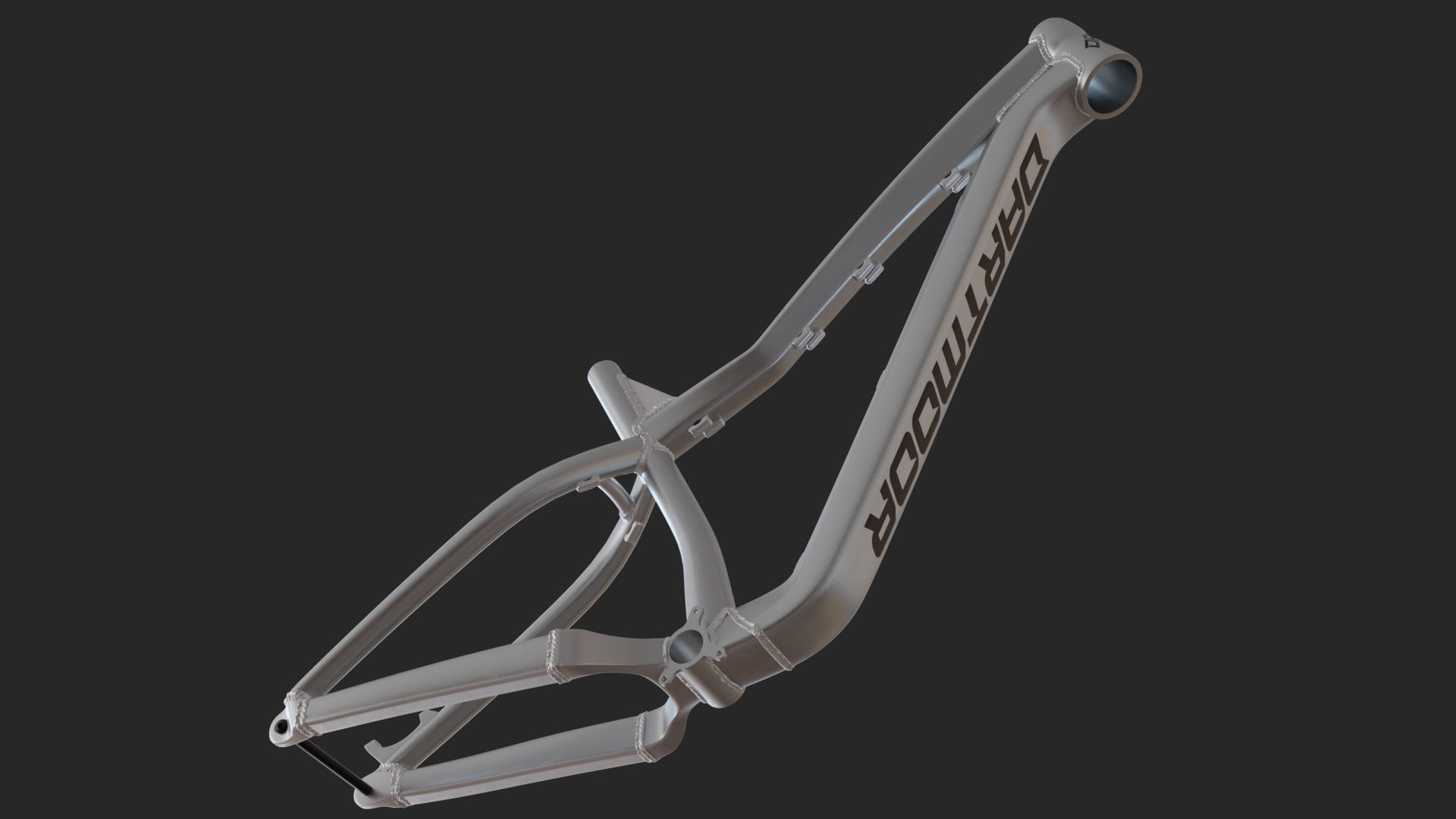 Dartmoor hornet pro 2022 frame Low-poly 3D model_5