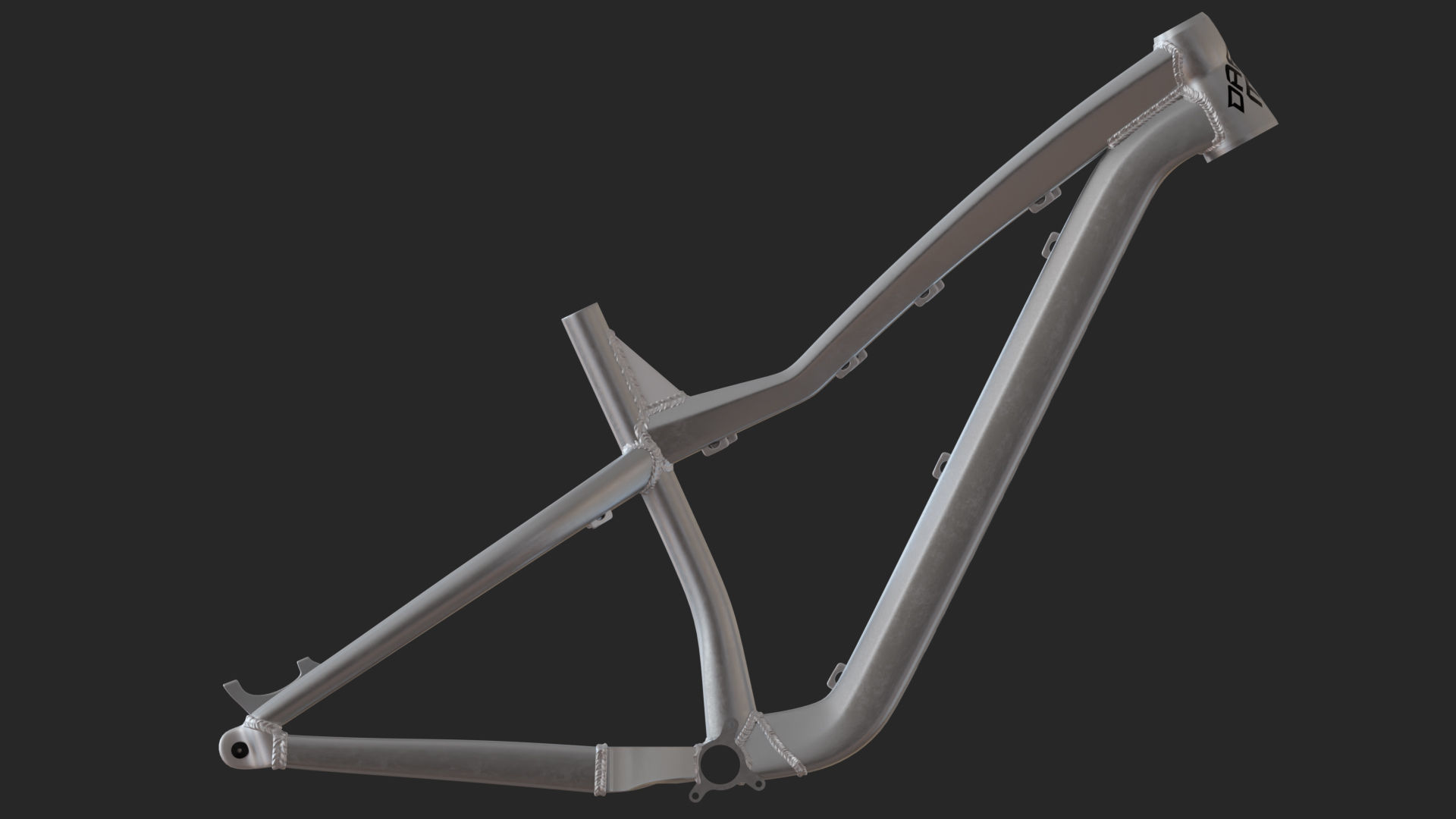 Dartmoor hornet pro 2022 frame Low-poly 3D model_11