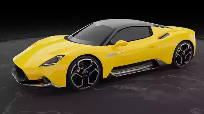 Maserati MC20 3D model 3D model