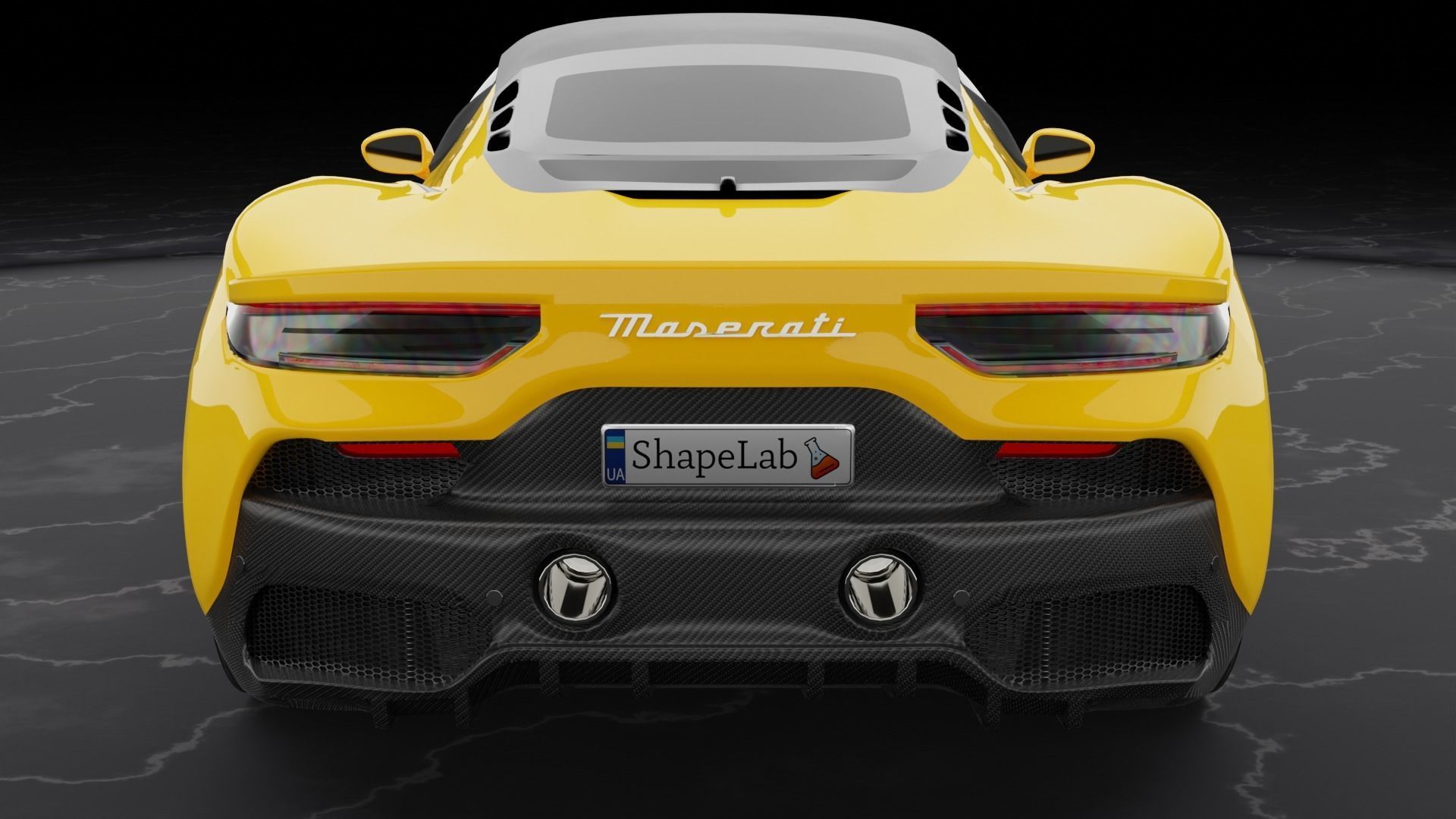 Maserati MC20 3D model 3D model_3