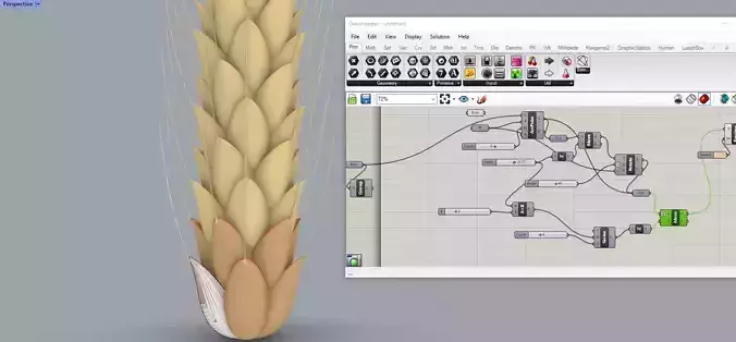 wheat parametric  Free 3D print model