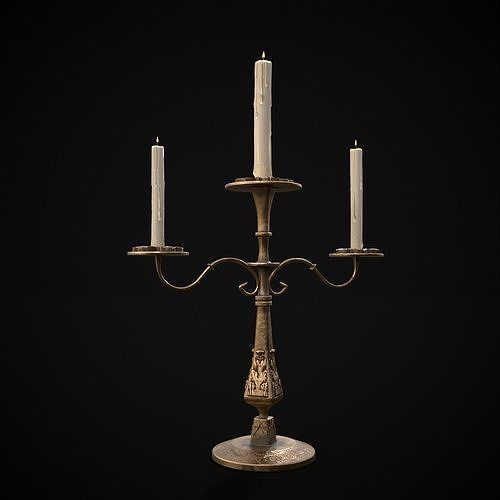 Medieval Lights Mix Two 3D Model Collection_8
