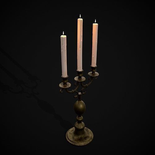 Medieval Lights Mix Two 3D Model Collection_21