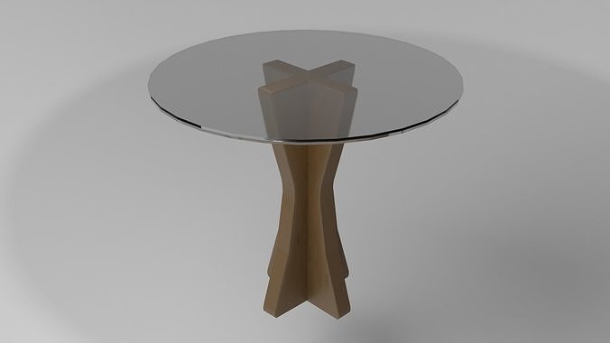 Round table Free 3D model