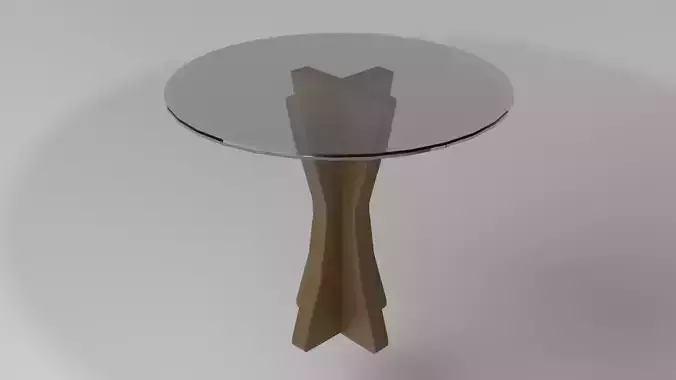 Round table Free 3D model