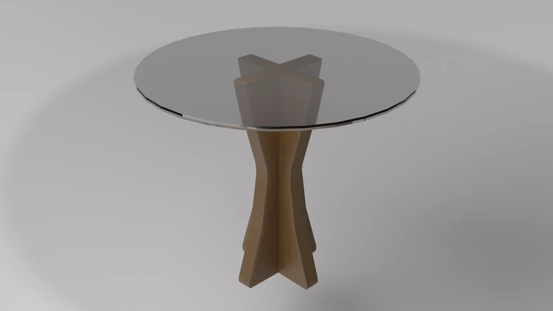 Round table Free 3D model_0