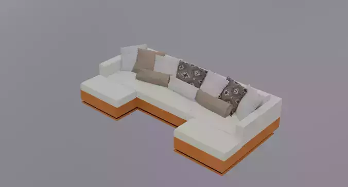 Outdoor Sofa with Pillows