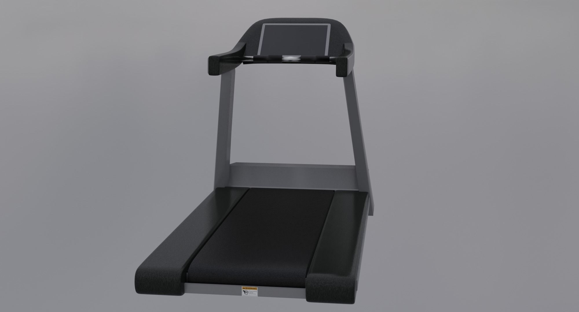 Treadmill - Gym Equipment Low-poly 3D model_3
