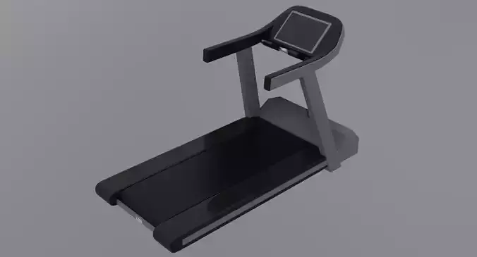Treadmill - Gym Equipment Low-poly 3D model
