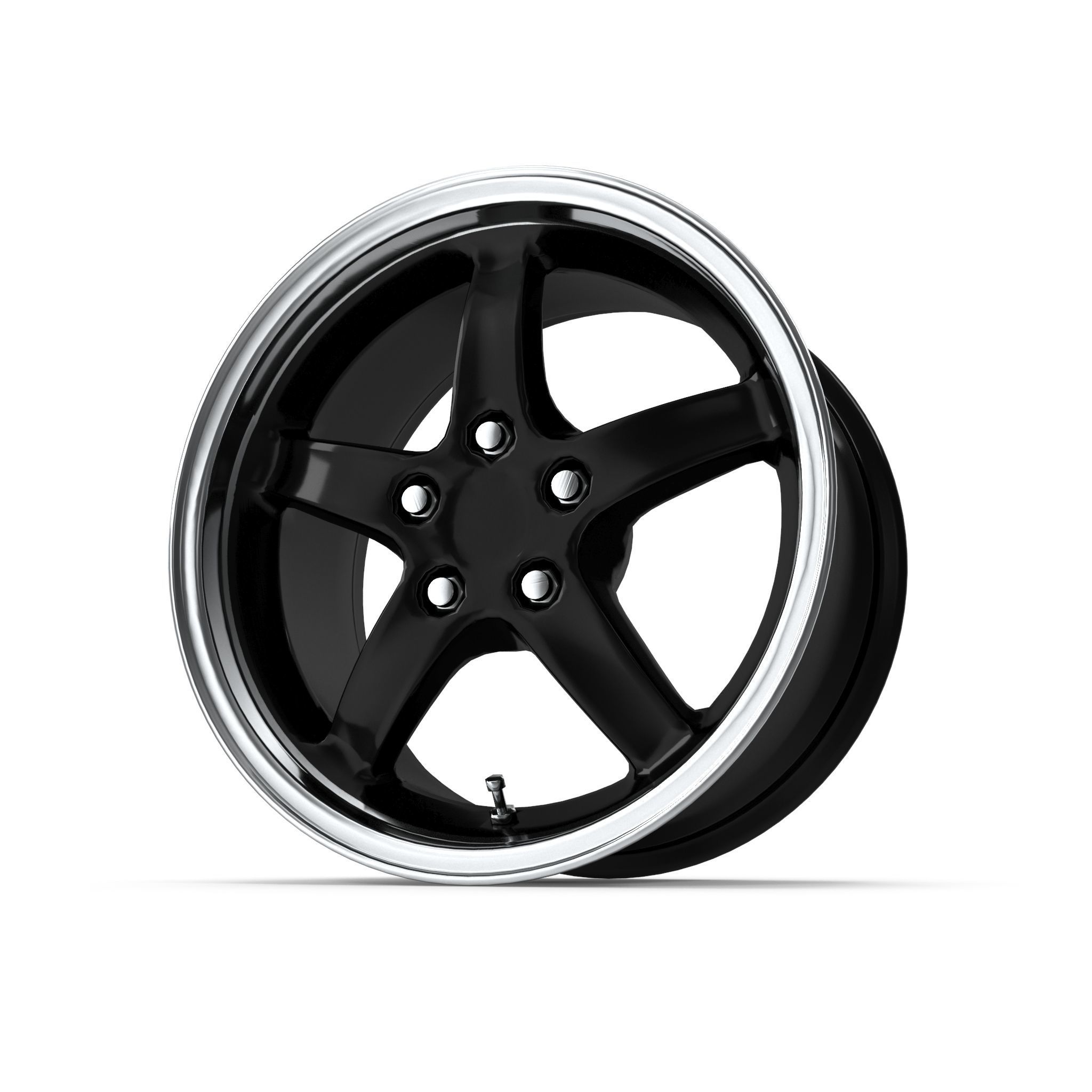 Cobra R 1995 Dished Wheel 17x9 3D model_22