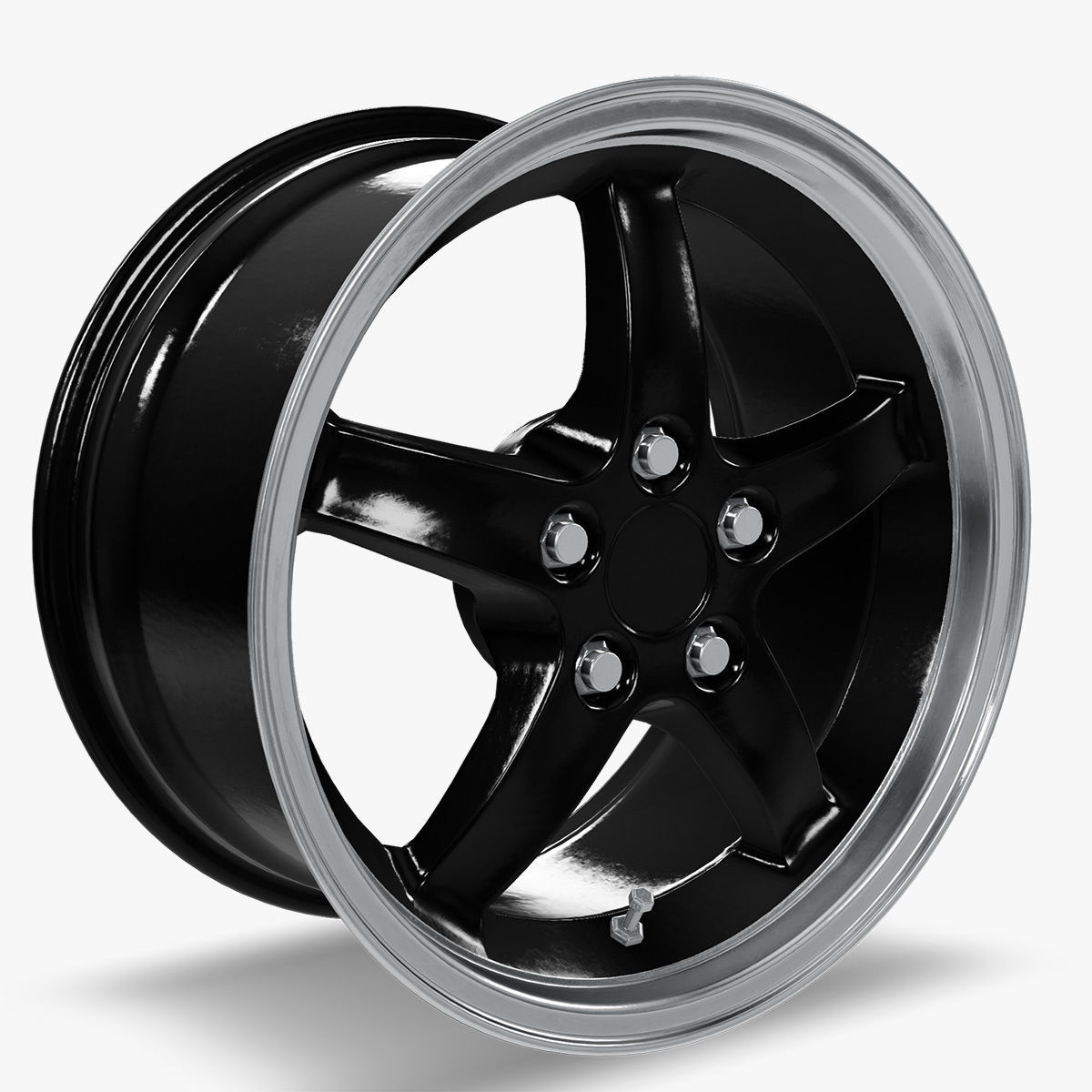 Cobra R 1995 Dished Wheel 17x9 3D model_21