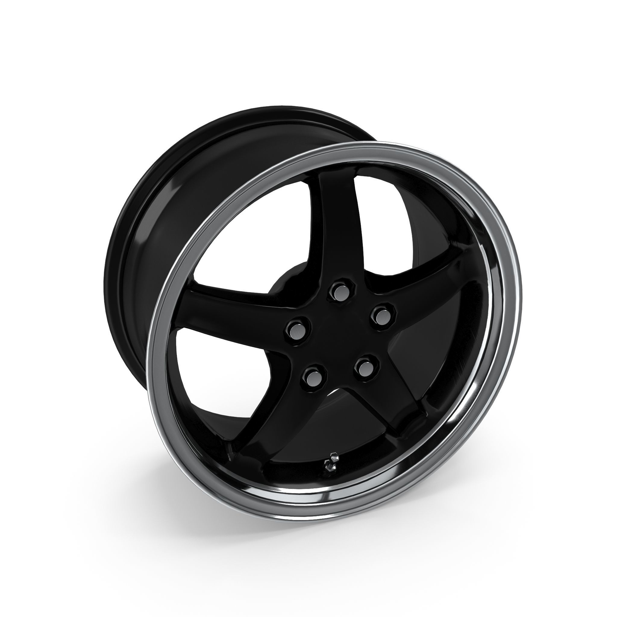 Cobra R 1995 Dished Wheel 17x9 3D model_16