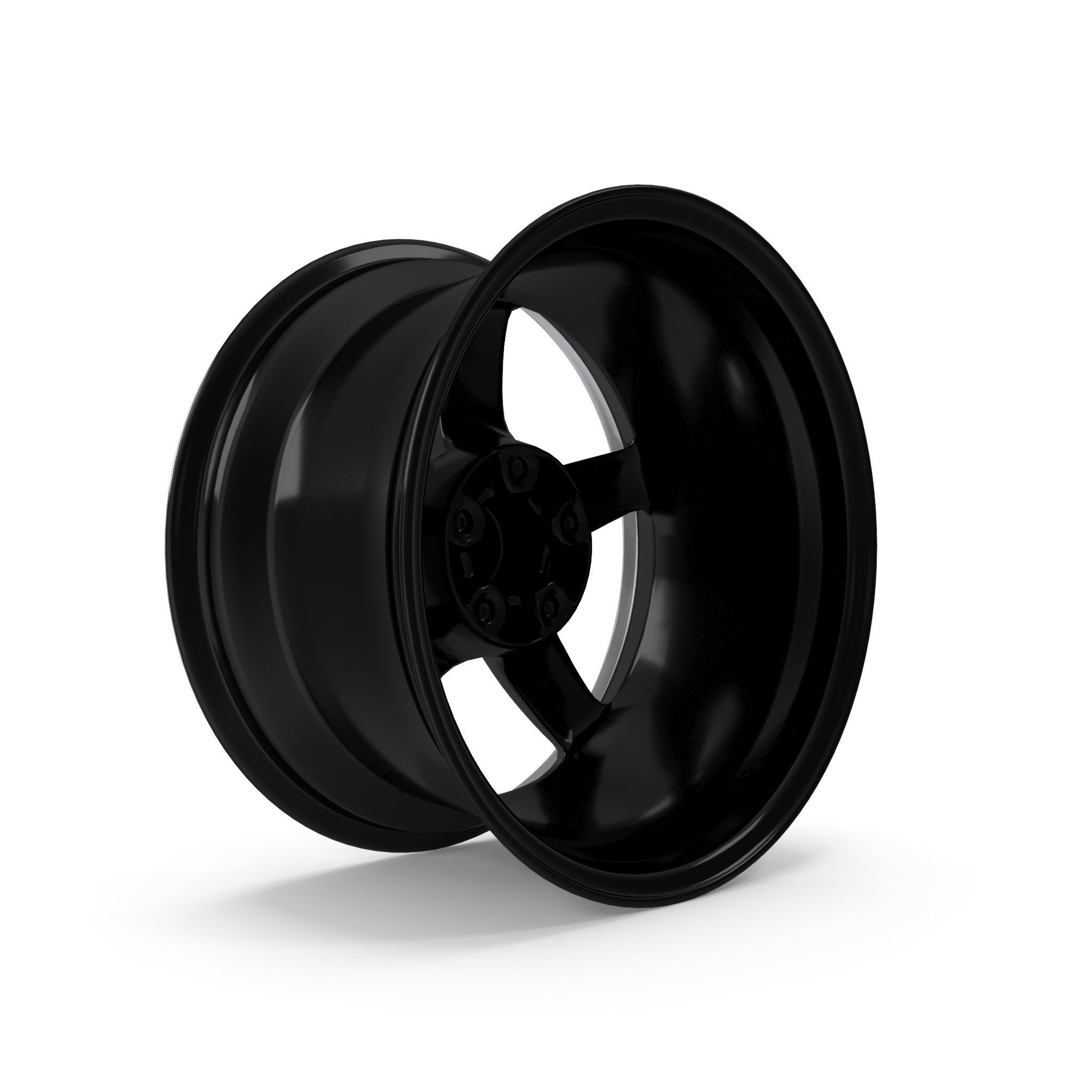 Cobra R 1995 Dished Wheel 17x9 3D model_10