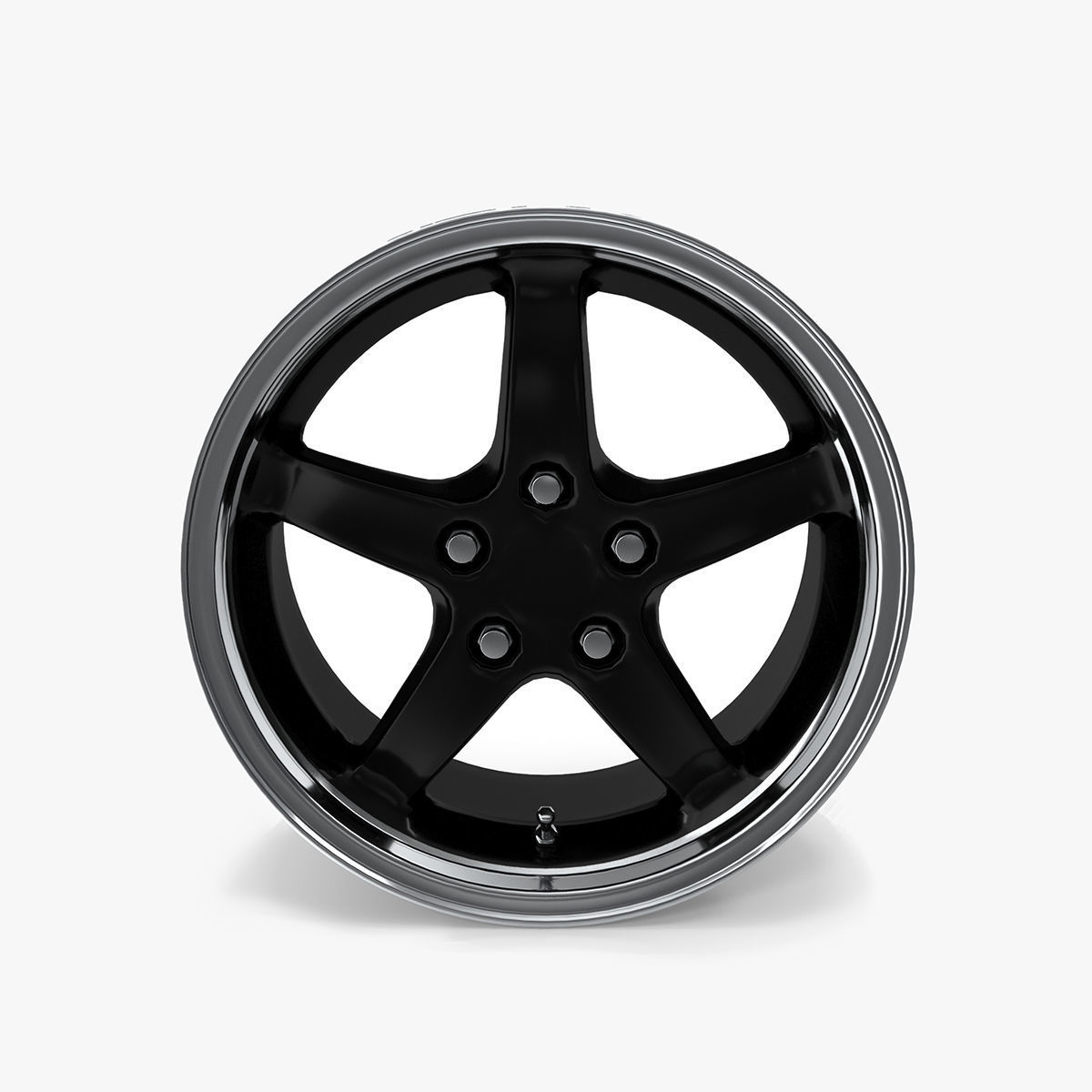 Cobra R 1995 Dished Wheel 17x9 3D model_2