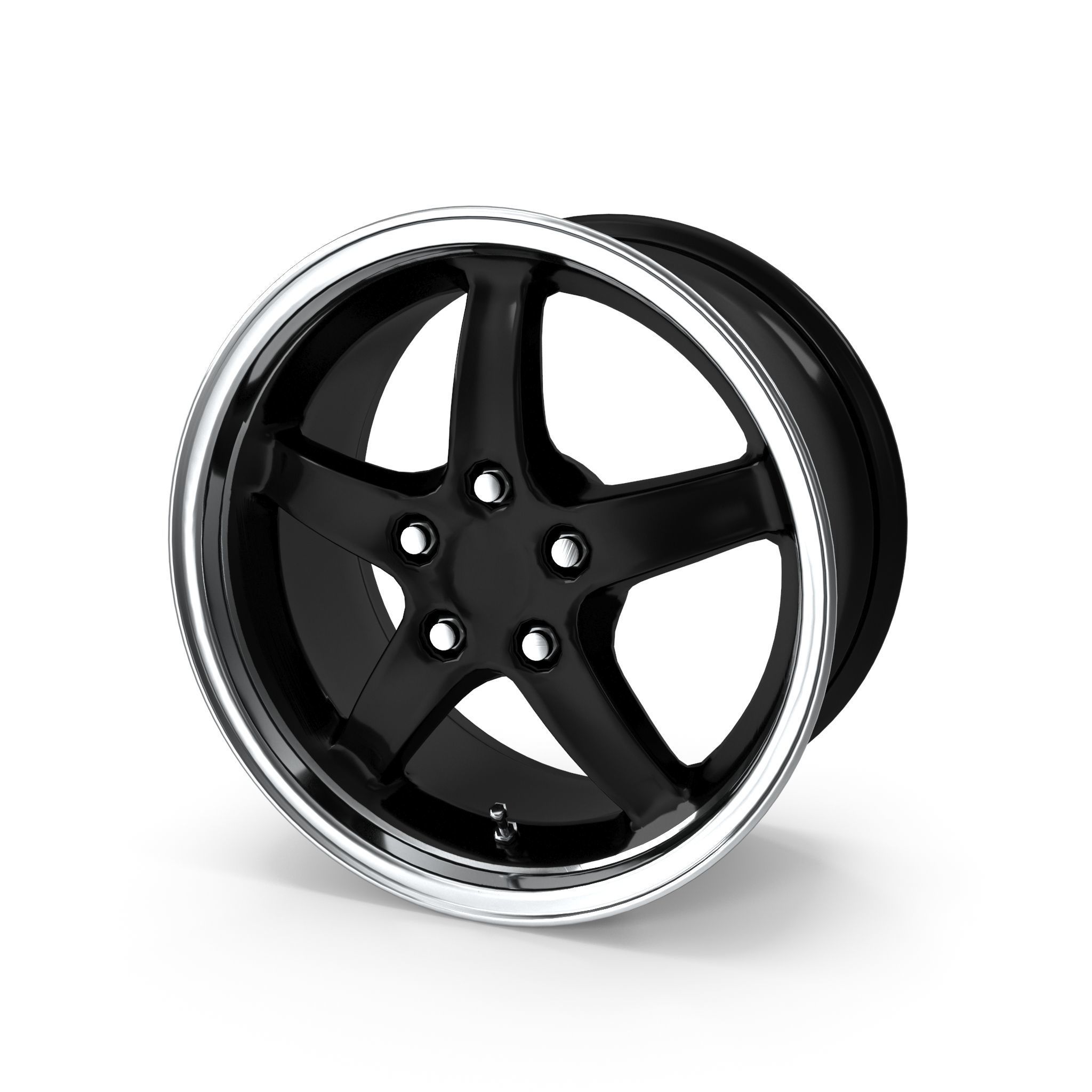 Cobra R 1995 Dished Wheel 17x9 3D model_7