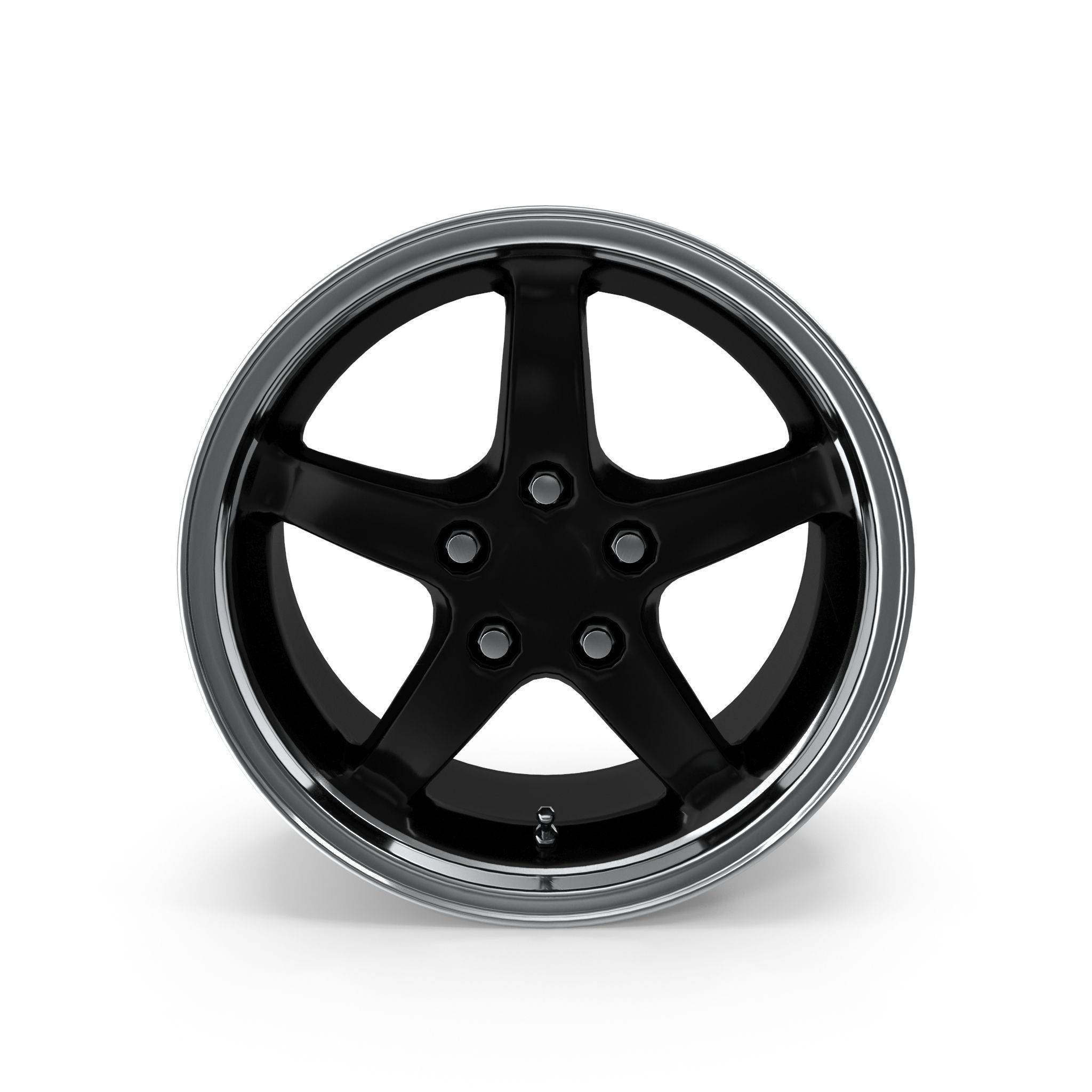 Cobra R 1995 Dished Wheel 17x9 3D model_6