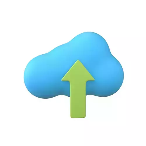 Cloud Upload Icon v1 002