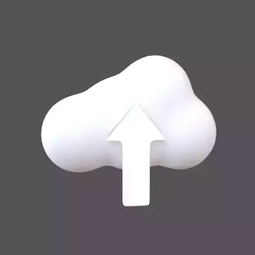 Cloud Upload Icon v1 006