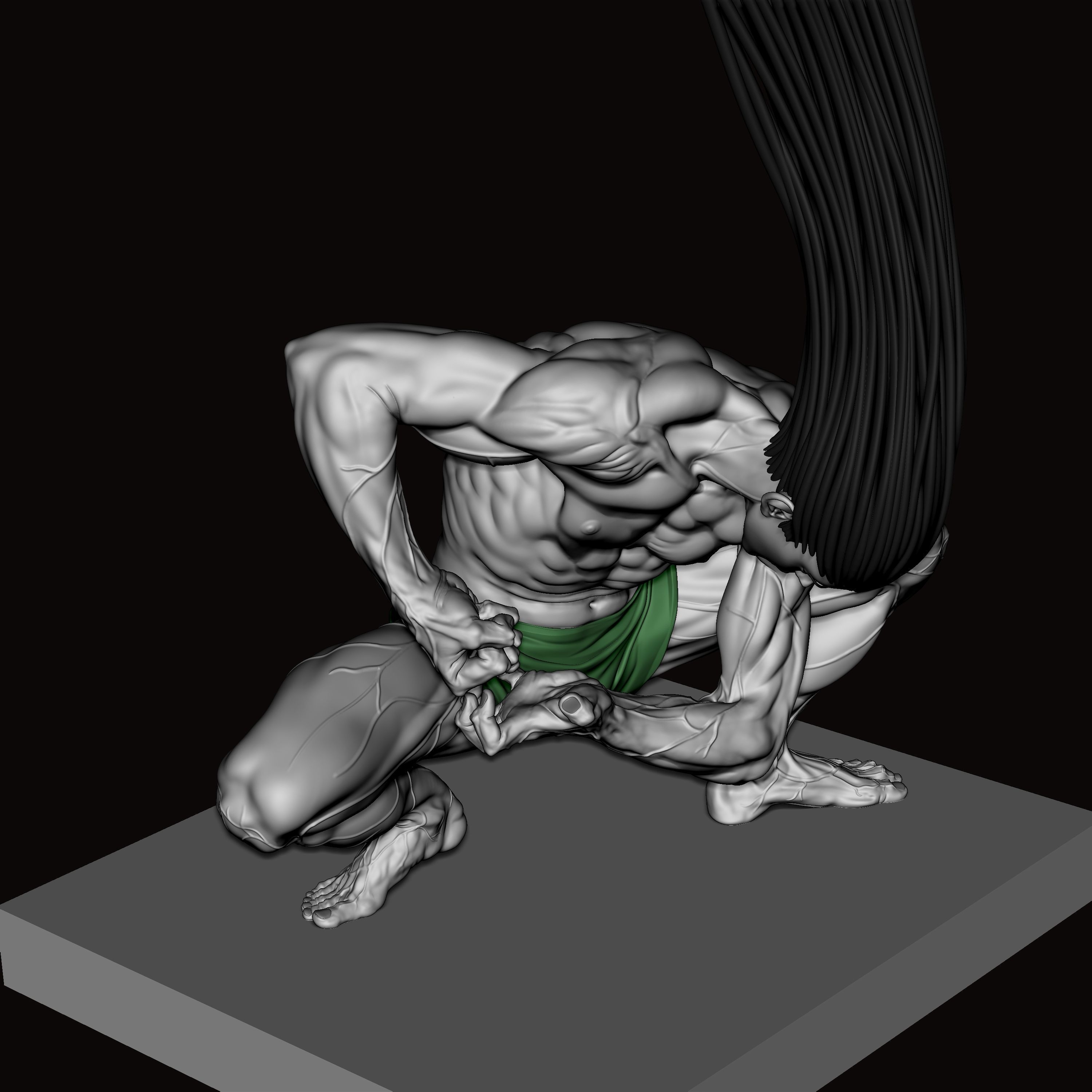 Adult Gon Freecss 3D print model_2