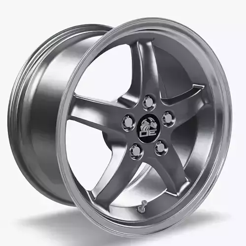 Cobra R 1995 Style Wheel 17X9 Silver Dished With Machined Lip 