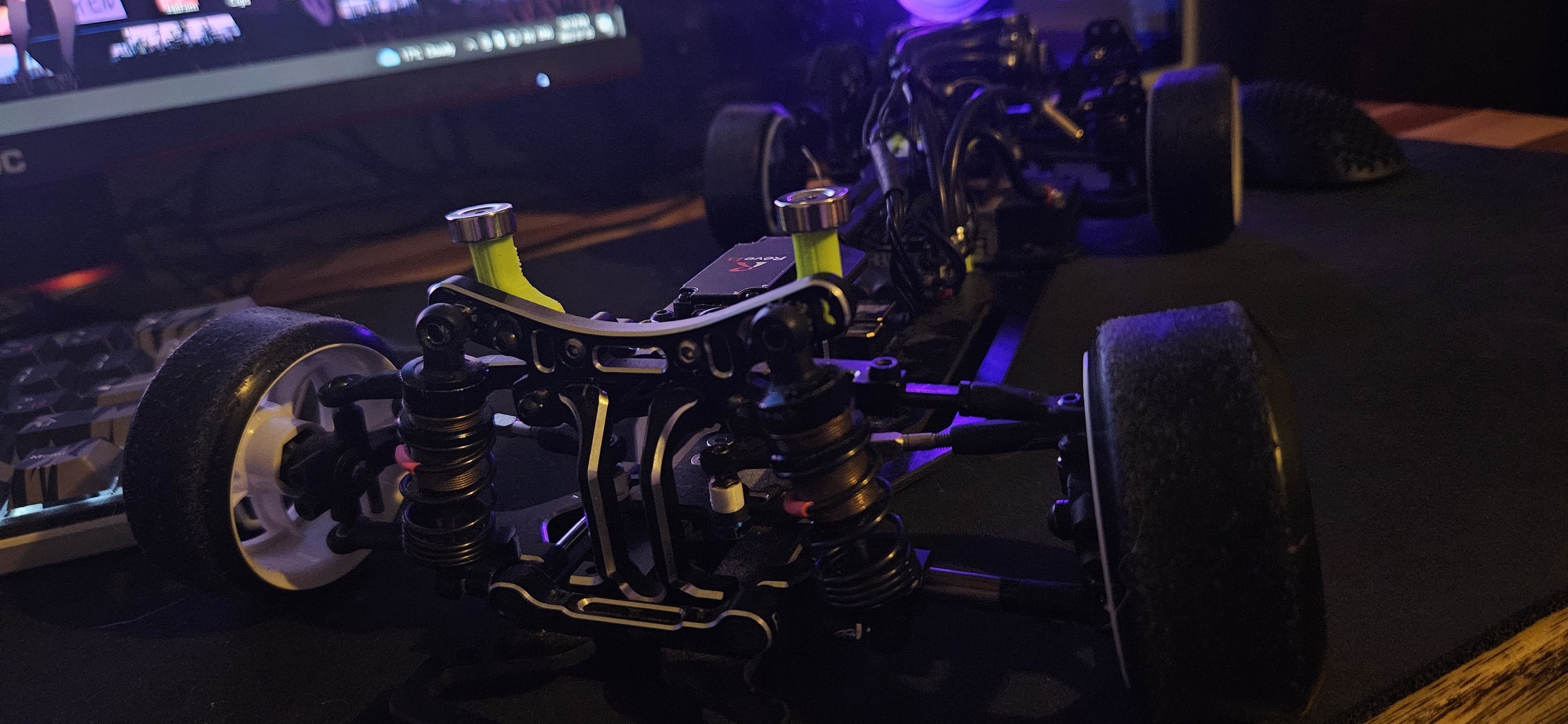 Yokomo Yd2 Front Magnet mount V2 Free 3D print model_1