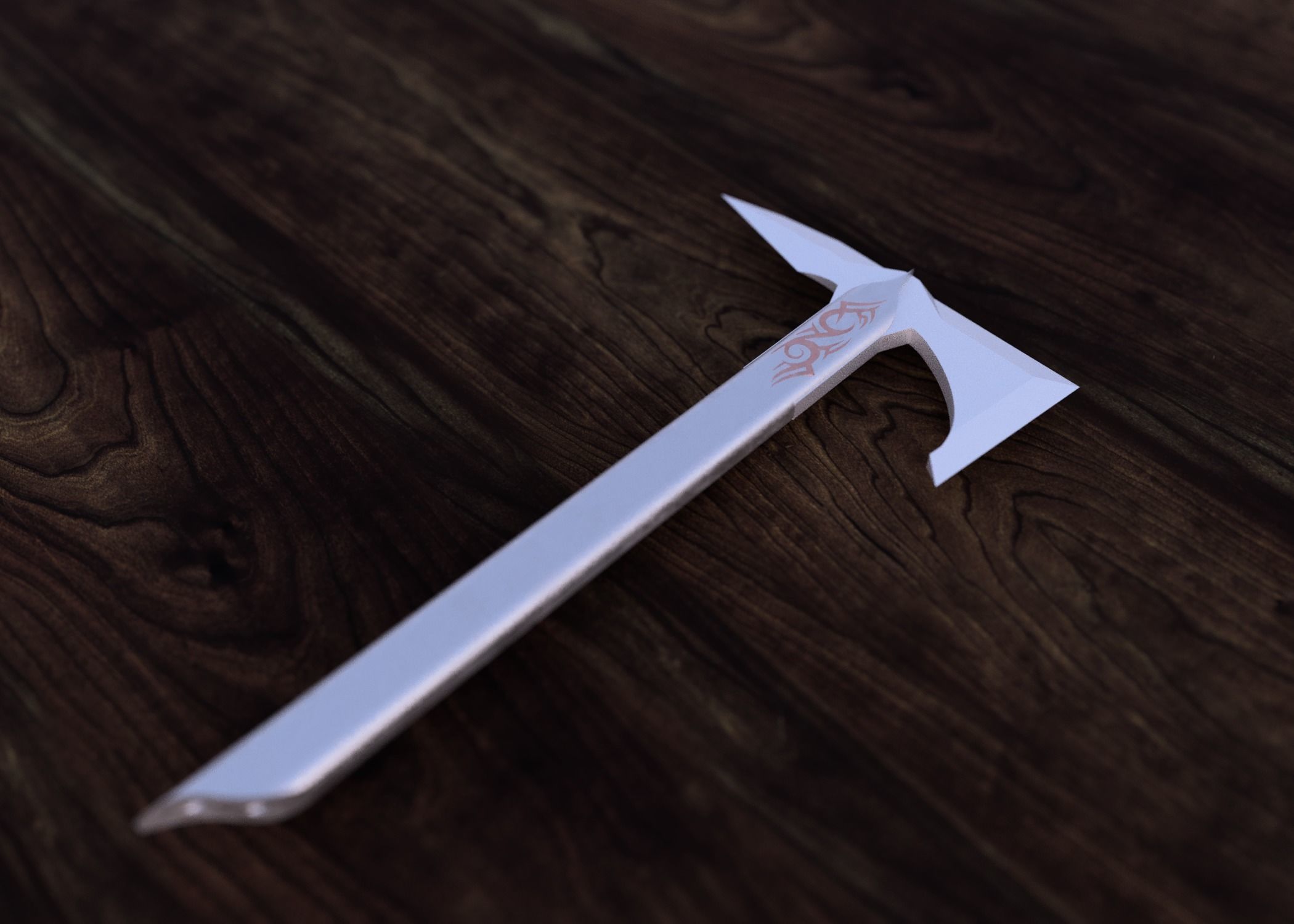 Stylized Tomohawk 3D model 3D printable | CGTrader