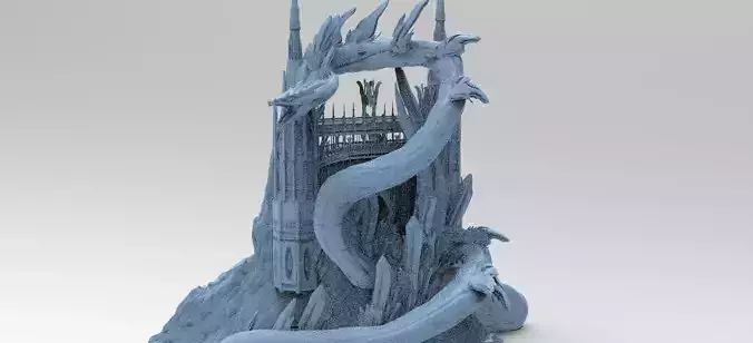 Crystal Snake mountain City Towers