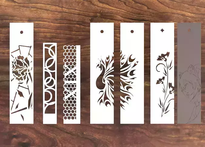 Bookmark collection 3D print model