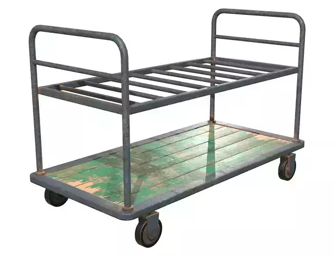 Cart 1 Low-poly 3D model
